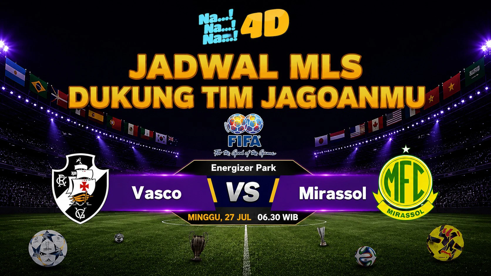 Prediksi Vasco da Gama vs Mirassol pada Minggu 26 Juli 2026 pukul 06.30 Pilih Jagoan