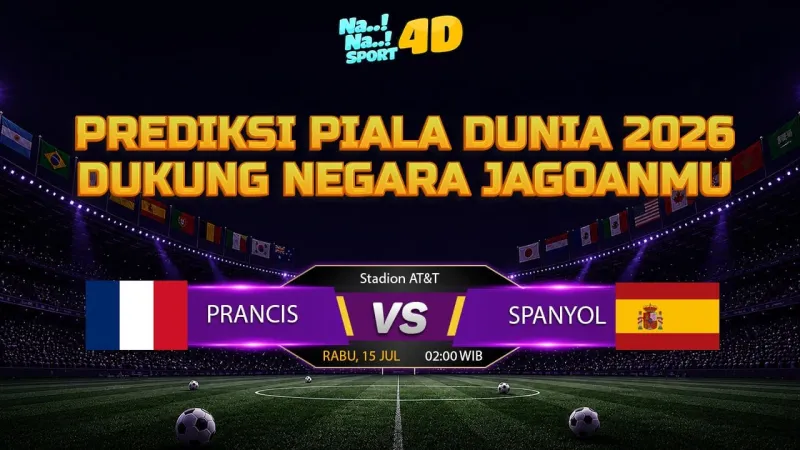 Akurat!! Prancis Vs Spanyol Prediksi Partai Besar SemiFinal World Cup 2026